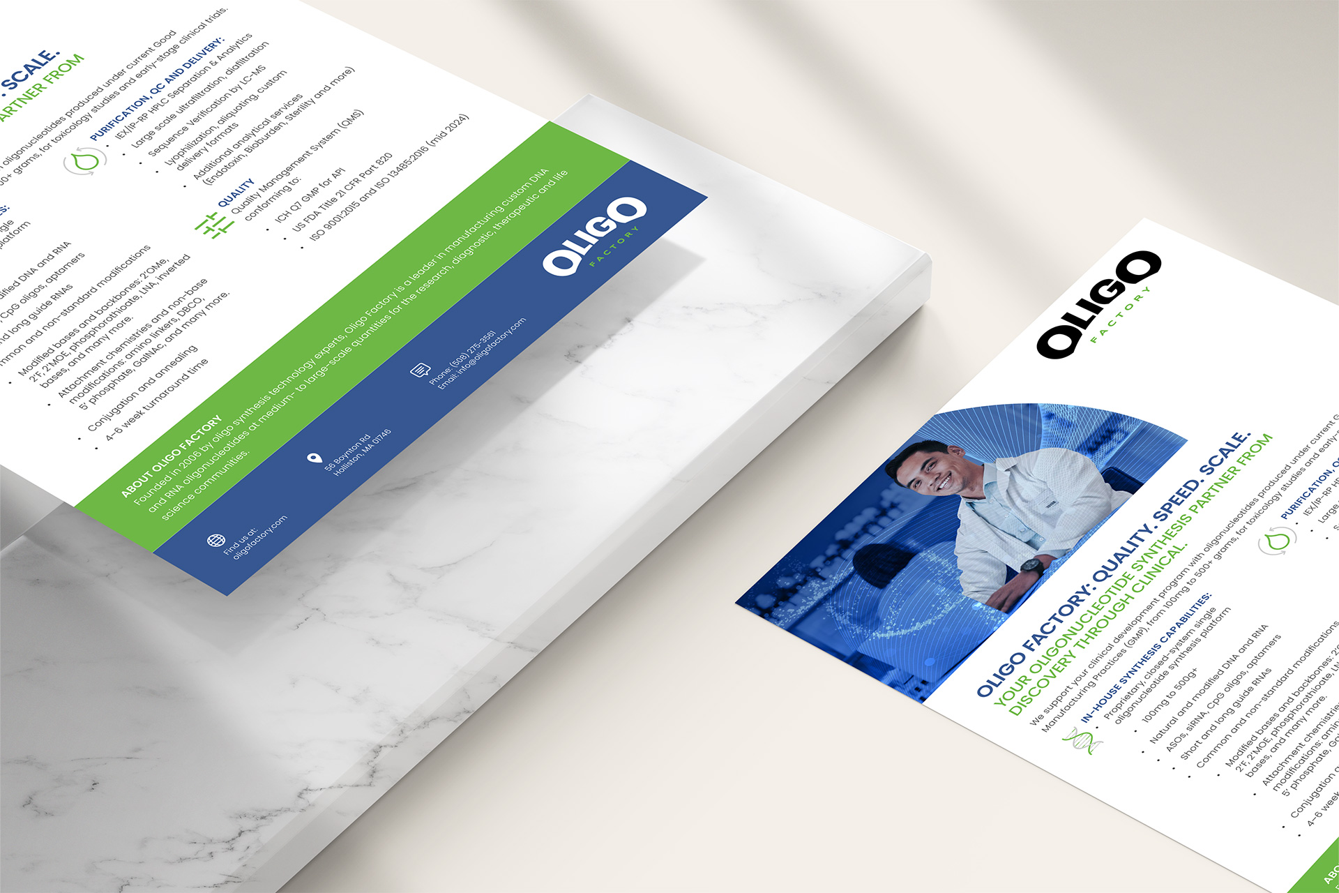 Oligo Factory flyer